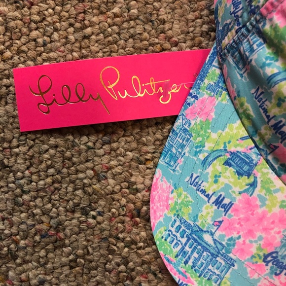 ๐ Lilly Pulitzer Run Around Hat โค๏ธ DC - Picture 10 of 13